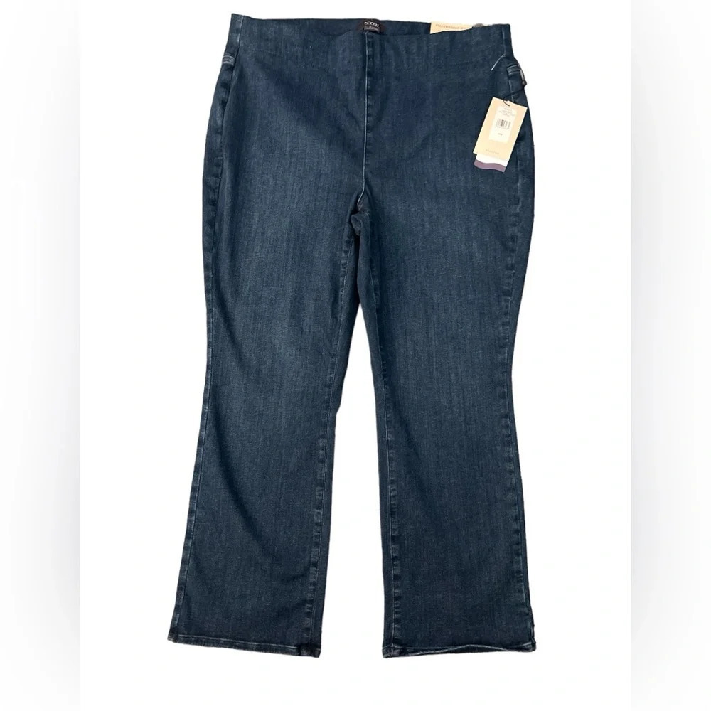 NYDJ Jeans Tummy Control No Gap Pull On Waistband Slim Bootcut Plus Size P1X - Picture 9 of 11